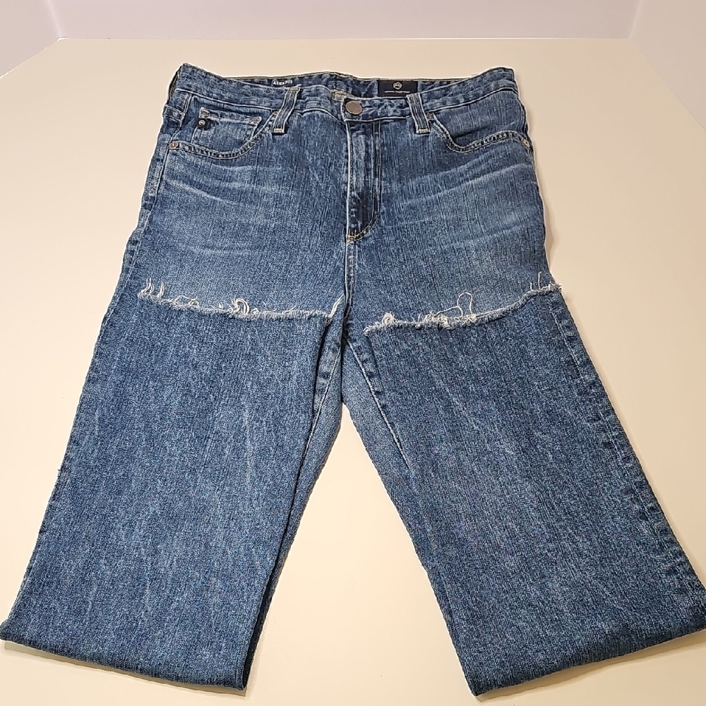 AG Adriano Goldschmeid Alexxis High Rise Vintage Straight Jeans